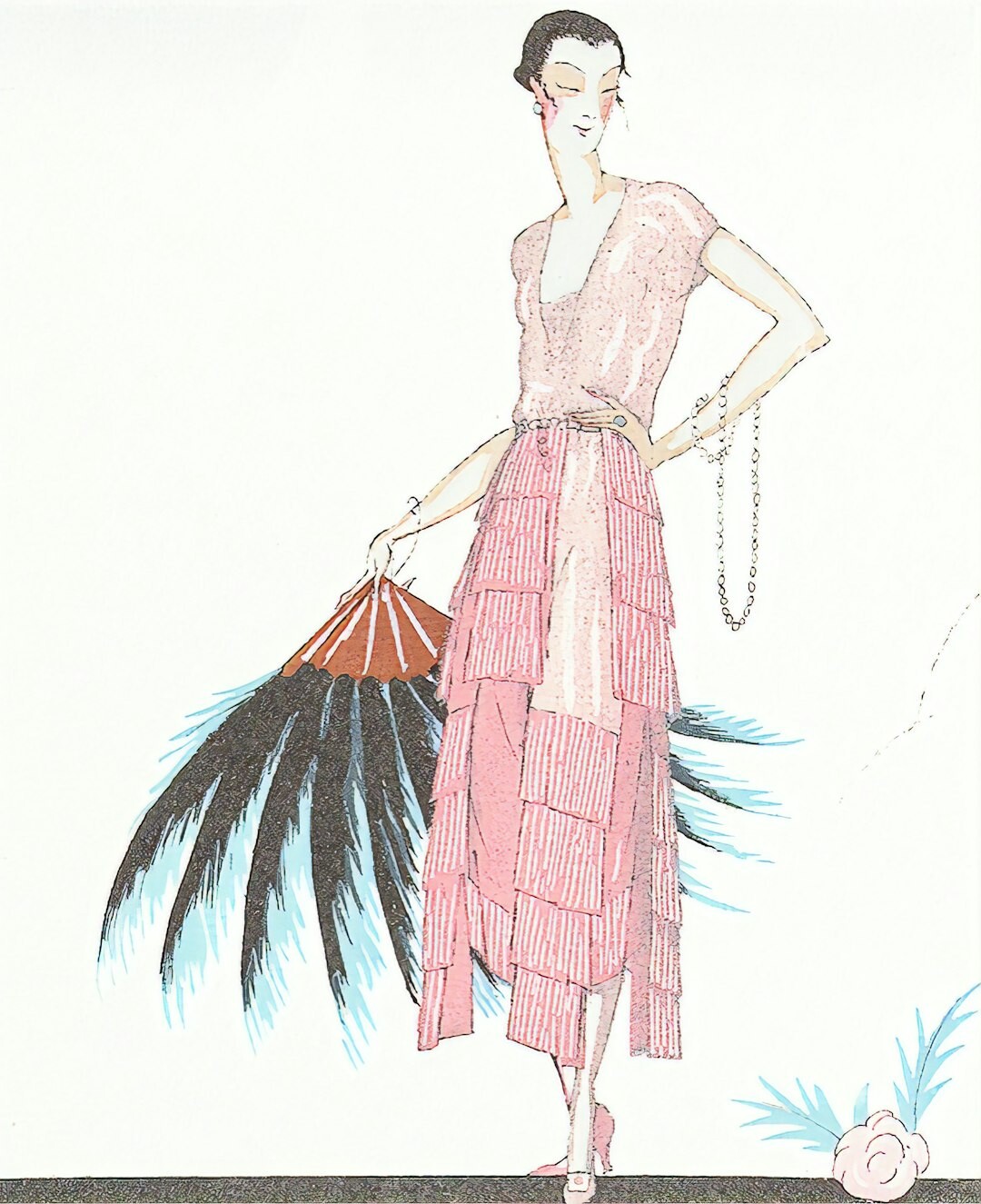1920s woman fashion ad