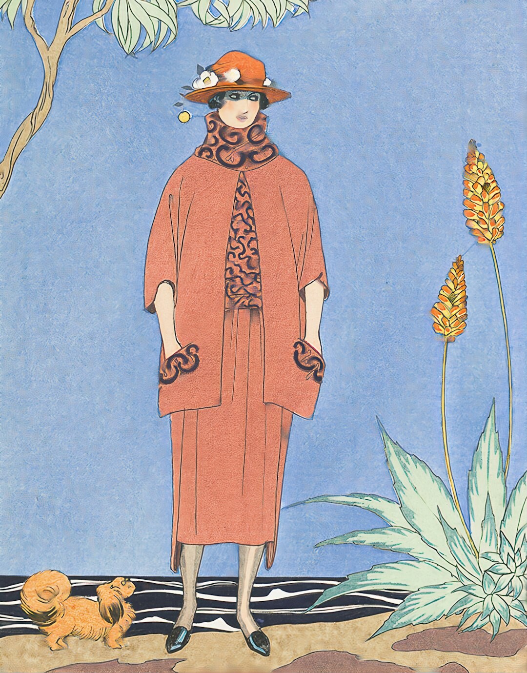 1920s art deco poster