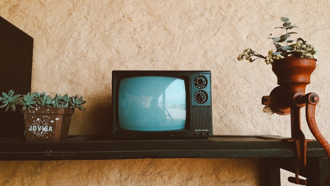 colorful retro tv commercial
